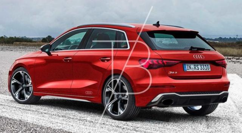 奥迪家族的紧凑级钢炮 全新奥迪RS3 Sportback渲染图曝光-擎动 - 玩转“汽车+”！