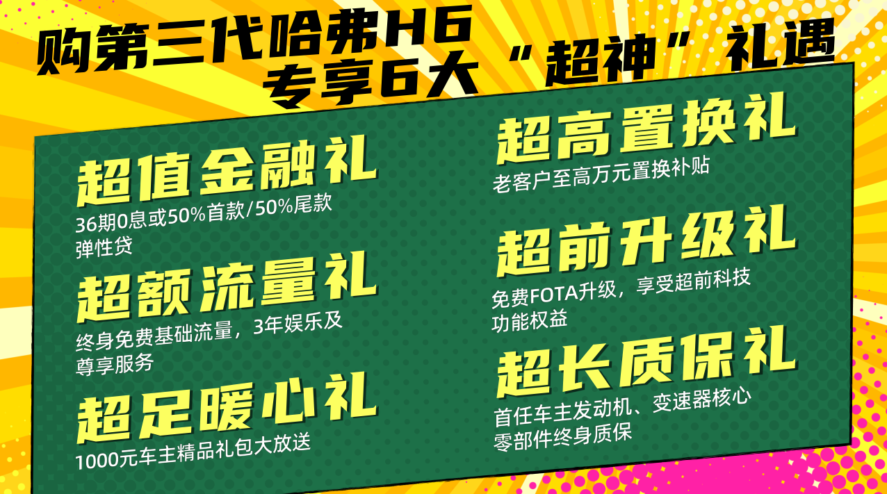 哈弗H6第三代正式上市 售价11.59万-13.49万元-擎动 - 玩转“汽车+”！