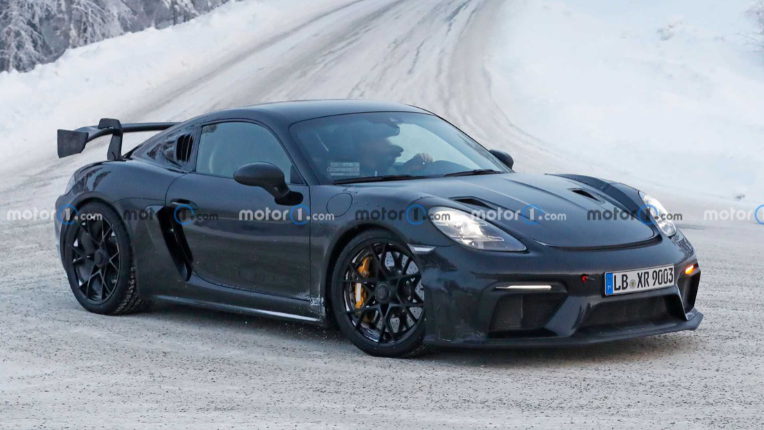 保时捷718 Cayman GT4 RS谍照曝光 预计年内上市-擎动 - 玩转“汽车+”！